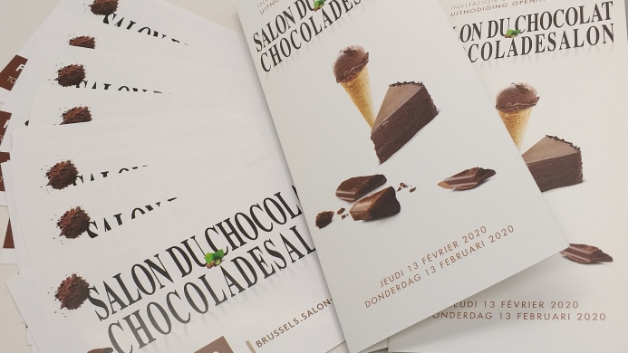 ticket voor chocoladesalon in Brussel
