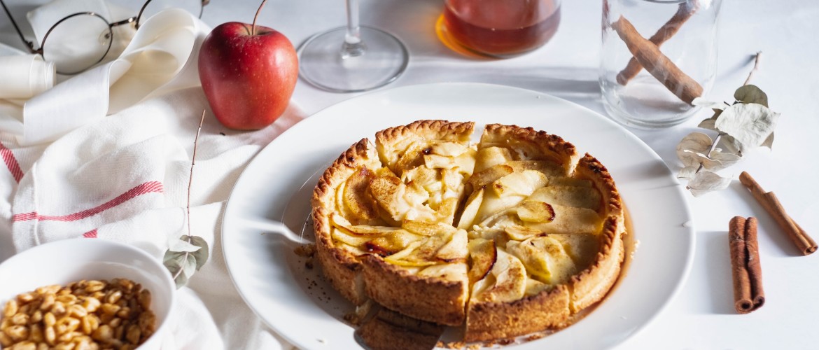 Appelstrudel met Eau-de-Biere van Wilderen