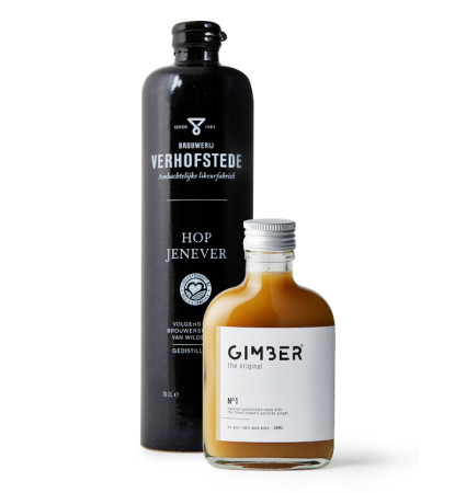 Hopjenever DUO 2 x 20 CL (met gratis gimber)