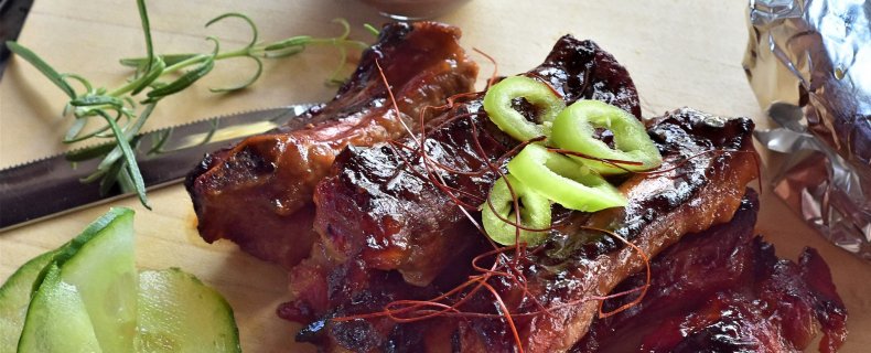 Spareribs met Luikse stroop